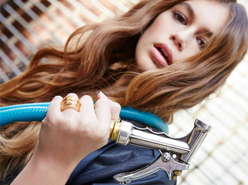 Jual Poster Models Kaia Gerber American Brown Eyes Brunette Face Long Hair Model APC
