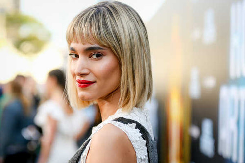 Jual Poster Wallpaper Celebrity Sofia Boutella Actress Blonde Brown Eyes Depth Of Field Face French Lipstick Short Hair0 APC