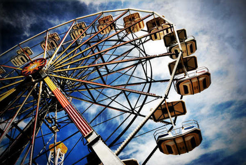 Jual Poster Amusement Park Ferris Wheel Man Made Ferris Wheel APC 001