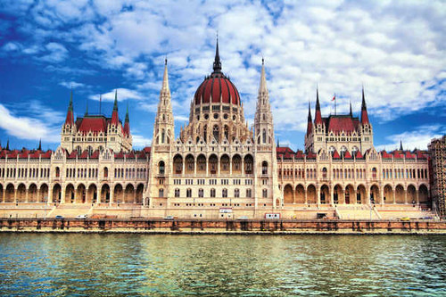 Jual Poster Architecture Budapest Hungarian Parliament Building Hungary Monuments Hungarian Parliament Building APC