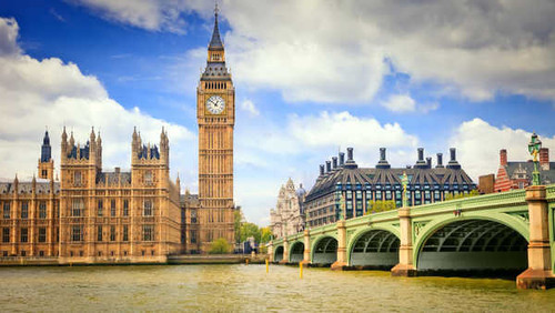 Jual Poster Big Ben Bridge London Palace Of Westminster Thames United Kingdom Monuments Big Ben APC