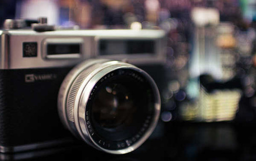Jual Poster Bokeh Camera Close Up Man Made Camera APC