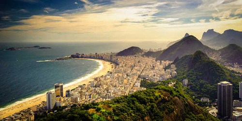 Jual Poster Brazil Copacabana Rio de Janeiro Cities Rio De Janeiro APC