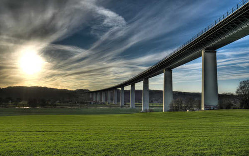 Jual Poster Bridge Bridges The bridge Mintarder Ruhrtalbrucke APC