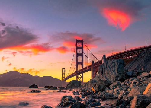 Jual Poster Bridge Golden Gate Bridges Golden Gate APC 003