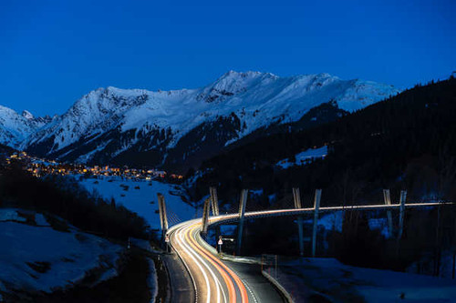 Jual Poster Bridge Light Night Road Snow Time Lapse Winter Man Made Road9 APC Jual Poster Bridge Light Night Road Snow Time Lapse Winter Man Made Road9 APC
