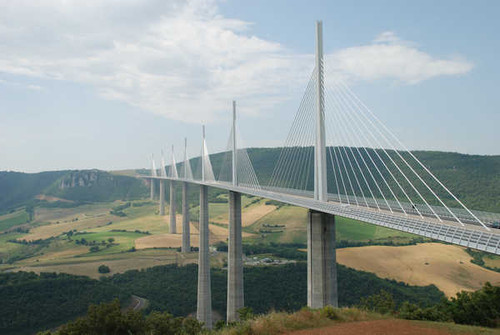 Jual Poster Bridges Millau Viaduct APC 002 Jual Poster Bridges Millau Viaduct APC 002