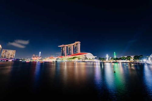 Jual Poster Building Buildings Marina Bay Sands APC