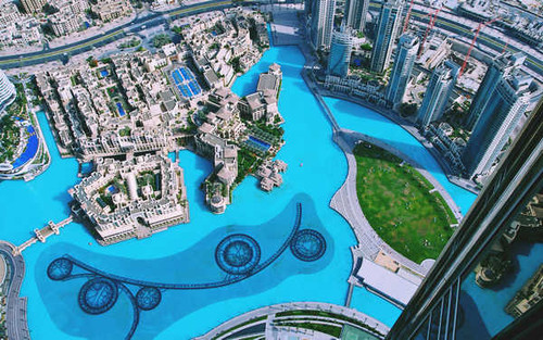 Jual Poster Building City Dubai Hotel Pool Skyscraper Cities Dubai APC