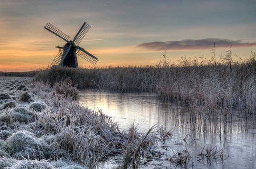 Jual Poster Building Frozen Plant Windmill Winter Buildings Windmill APC Jual Poster Building Frozen Plant Windmill Winter Buildings Windmill APC