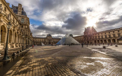 Jual Poster Buildings The Louvre APC Jual Poster Buildings The Louvre APC