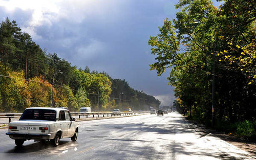 Jual Poster Car Man Made Road APC