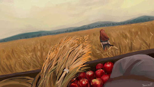 Poster Apple Holo (Spice & Wolf) Wheat Anime Spice and Wolf APCA