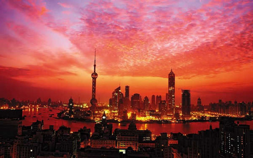 Jual Poster Cities Shanghai APC 004