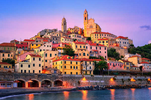 Jual Poster City Colorful Liguria Town Towns Liguria APC