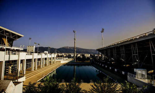 Jual Poster City Greece Greek Night Olympic Games Man Made Pool APC