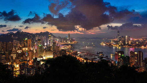Jual Poster City Hong Kong Cities Hong Kong APC 002