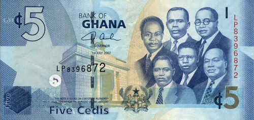 Jual Poster Currencies Ghana Cedi APC 003