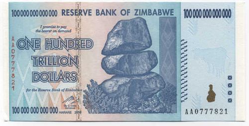 Jual Poster Currencies Zimbabwean dollar APC 001