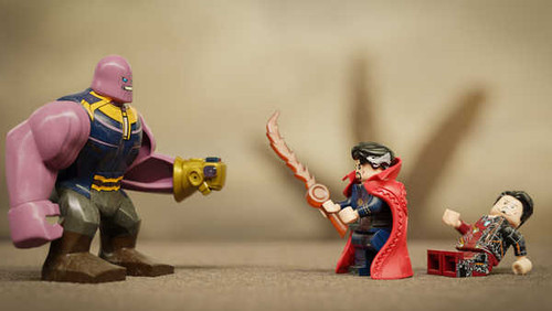 Jual Poster Doctor Strange Iron Man Thanos Man Made Toy APC32