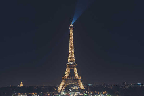 Jual Poster Eiffel Tower France Light Monument Night Paris Monuments Eiffel Tower APC 005