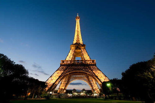 Jual Poster Eiffel Tower Light Night Monuments Eiffel Tower APC