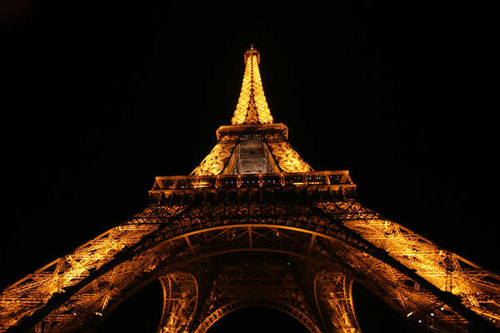 Jual Poster Eiffel Tower Monument Night Paris Monuments Eiffel Tower APC 002