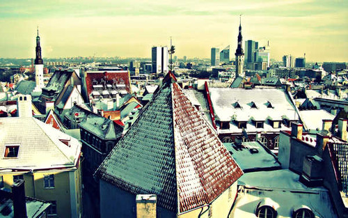 Jual Poster Europe Winter Cities City APC