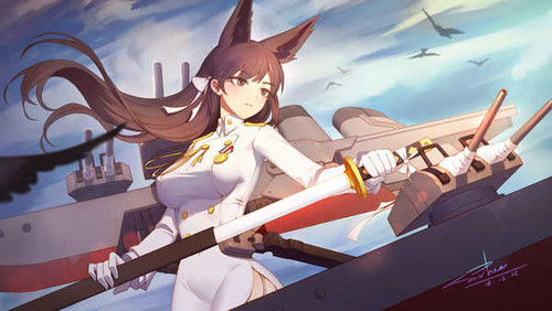 Poster Atago (Azur Lane) Azur Lane Anime Azur Lane APC