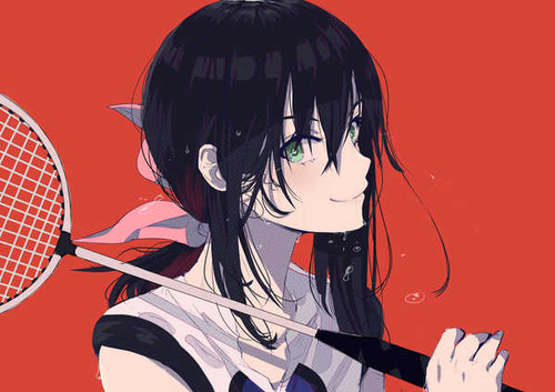 Poster Ayano Hanesaki Anime Hanebado! APCA
