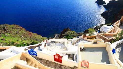 Jual Poster Grece Santorini Towns Santorini APC 001