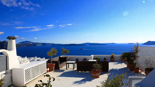 Jual Poster Grece Santorini Towns Santorini APC 003