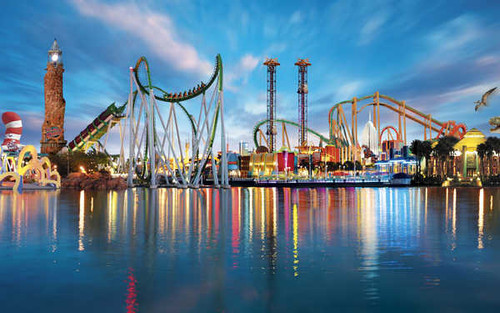 Jual Poster Islands Of Adventure Amusement Parks Amusement Park APC
