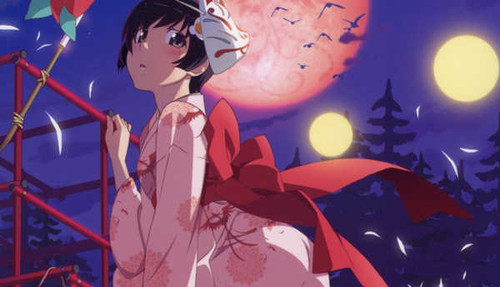 Poster Bakemonogatari Tsukihi Araragi Anime Monogatari (Series) APCA