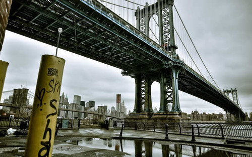 Jual Poster Manhattan New York Bridges Manhattan Bridge APC 001