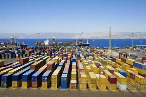 Jual Poster Man Made Container terminal APC 011