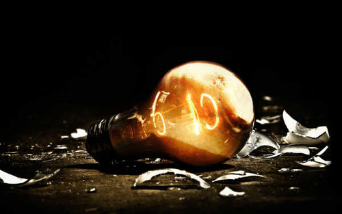 Jual Poster Man Made Light Bulb APC 003