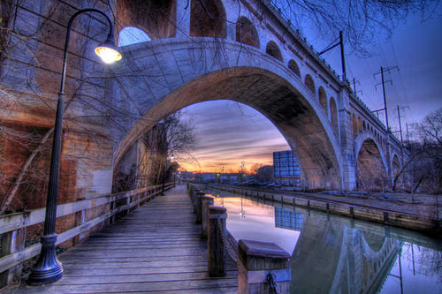 Jual Poster Man Made Manayunk Canal APC 002