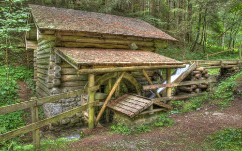 Jual Poster Man Made Watermill APC 010