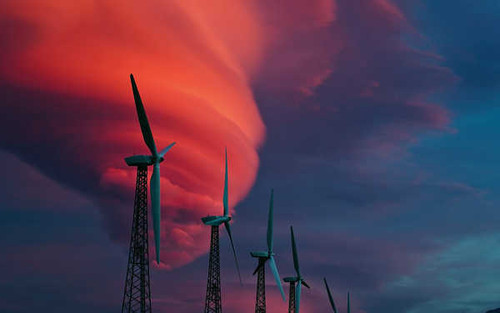 Jual Poster Man Made Wind Turbine APC 003