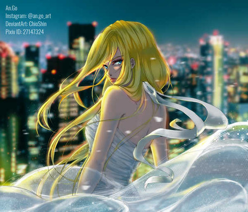 Poster Blonde Blue Eyes Bride Wedding Anime Original APC Poster Blonde Blue Eyes Bride Wedding Anime Original APC