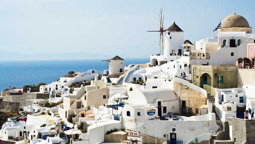 Jual Poster Santorini Towns Santorini APC 001