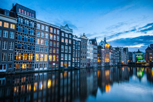 Jual Poster Amsterdam Houses Evening 1Z