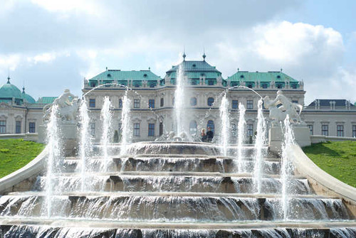 Jual Poster Austria Vienna Fountains Sculptures Palace complex 1Z