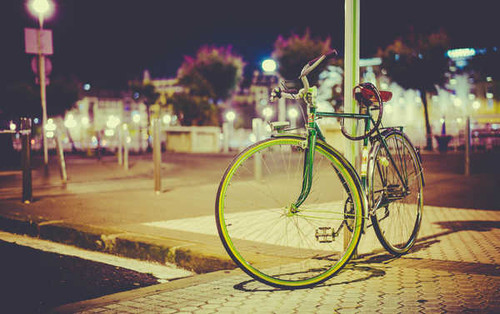 Jual Poster Bicycle Street Night 1Z