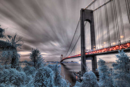 Jual Poster Bridges USA New York Fort Wadsworth HDR 1Z
