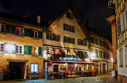 Jual Poster Christmas France Strasbourg Houses Street Night 1Z