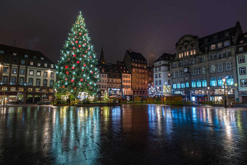 Jual Poster Christmas Holidays France Strasbourg Houses Town 1Z