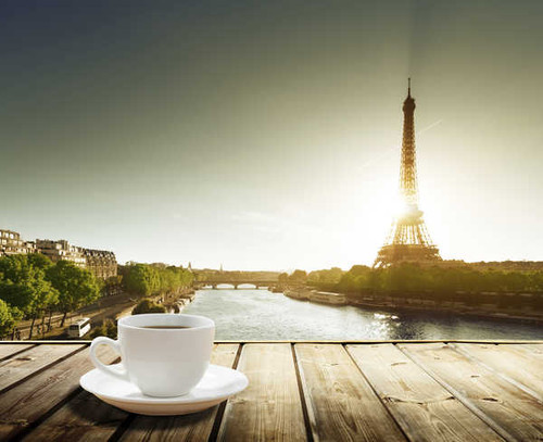 Jual Poster Coffee France Eiffel 1Z