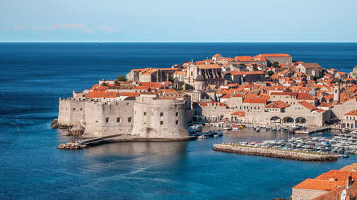 Jual Poster Croatia Coast Fortress Houses Dubrovnik Germander 1Z